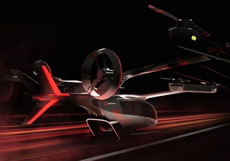 Você está visualizando atualmente Embraer apresenta carro voador “Eve” inspirado em Ayrton Senna