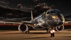 Leia mais sobre o artigo Embraer apresenta E195-E2, jato comercial “mais eficiente e sustentável”