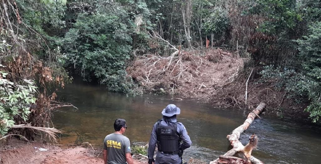 Você está visualizando atualmente MEIO AMBIENTE: Sema-MT aplica multa por crime ambiental em acampamento ilegal