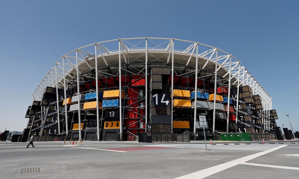 Você está visualizando atualmente Estádio 100% desmontável é feito para a Copa do Mundo no Catar