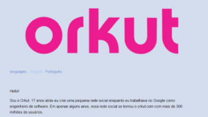Leia mais sobre o artigo ORKUT: Site é reativado e fundador promete novidades “em breve”