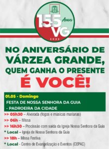 Várzea Grande comemora 155 Anos de Fundação da Cidade