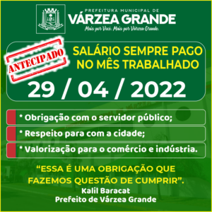 Várzea Grande paga salário e implanta VI para professores de campo