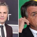 Bolsonaro responde críticas do ator Mark Ruffalo no Twitter