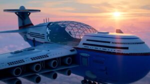 Leia mais sobre o artigo Sky Cruise, o avião que é um hotel voador e nunca precisa pousar
