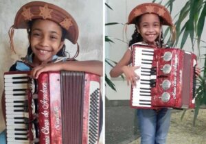 Leia mais sobre o artigo Inspirada em Luiz Gonzaga, menina aprendeu tocar sanfona aos 6 anos