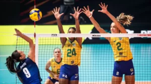 Leia mais sobre o artigo Brasil vence Itália, e estará na final do Mundial de Vôlei