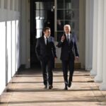 Encontro entre Biden e Macron marca aliança contra a Rússia