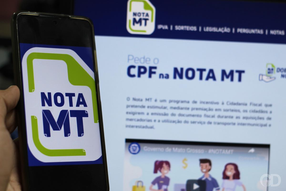 Você está visualizando atualmente Programa Nota MT distribuirá R$ 900 mil em prêmios