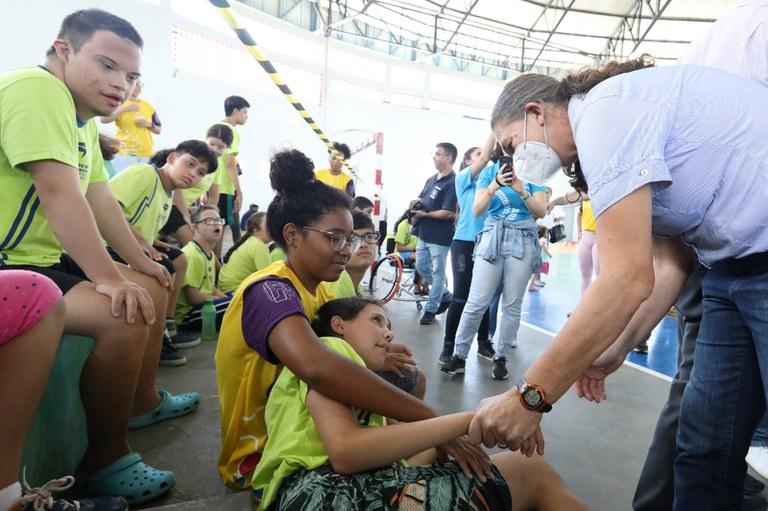 No momento, você está visualizando Ana Moser visita o Centro Paralímpico da Unemat