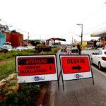 Avenida da FEB recebe sinalização para início de obras de recuperação