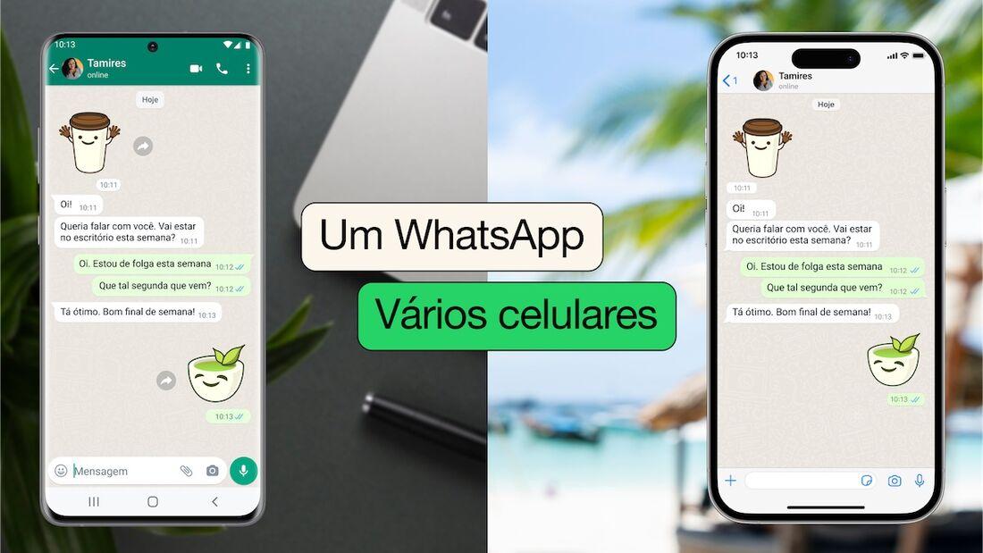 No momento, você está visualizando WhatsApp pode conectar na mesma conta em até quatro celulares