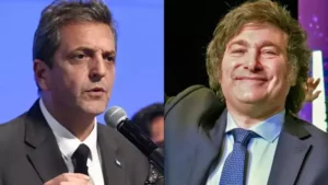 Leia mais sobre o artigo Pesquisa eleitoral coloca Javier Milei  à frente de Sergio Massa