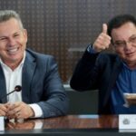 Mauro Mendes oficializa Botelho como candidato a prefeito de Cuiabá