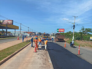 Leia mais sobre o artigo Obras do BRT em Várzea Grande avançam com intervenção na rotatória do aeroporto