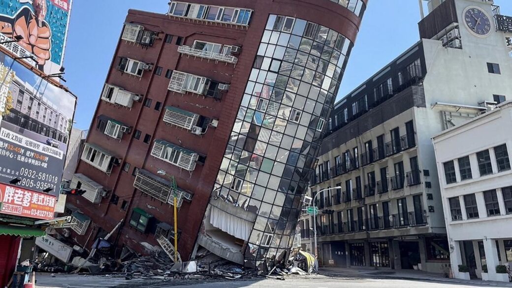 Você está visualizando atualmente Terremoto de magnitude 7,5 atinge capital de Taiwan