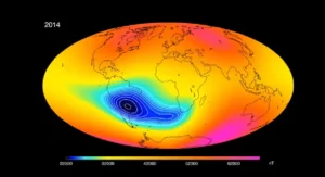 Leia mais sobre o artigo Anomalia magnética sobre o Brasil cresce e preocupa a NASA