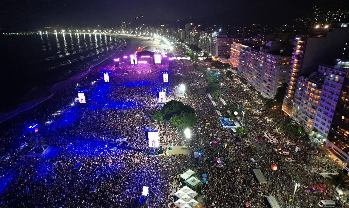 No momento, você está visualizando Show de Madonna reúne 1,6 milhão de pessoas em Copacabana