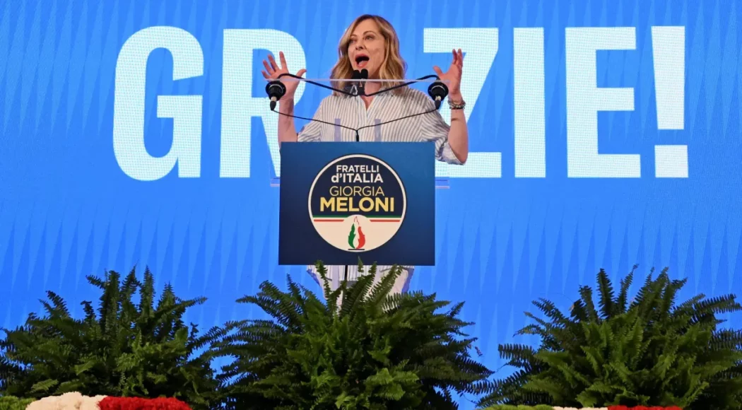Você está visualizando atualmente Giorgia Meloni sai vitoriosa em eleições da UE e fortalece sua posição