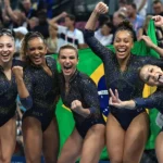 Meninas do Brasil fazem história e levam o bronze na ginástica artística