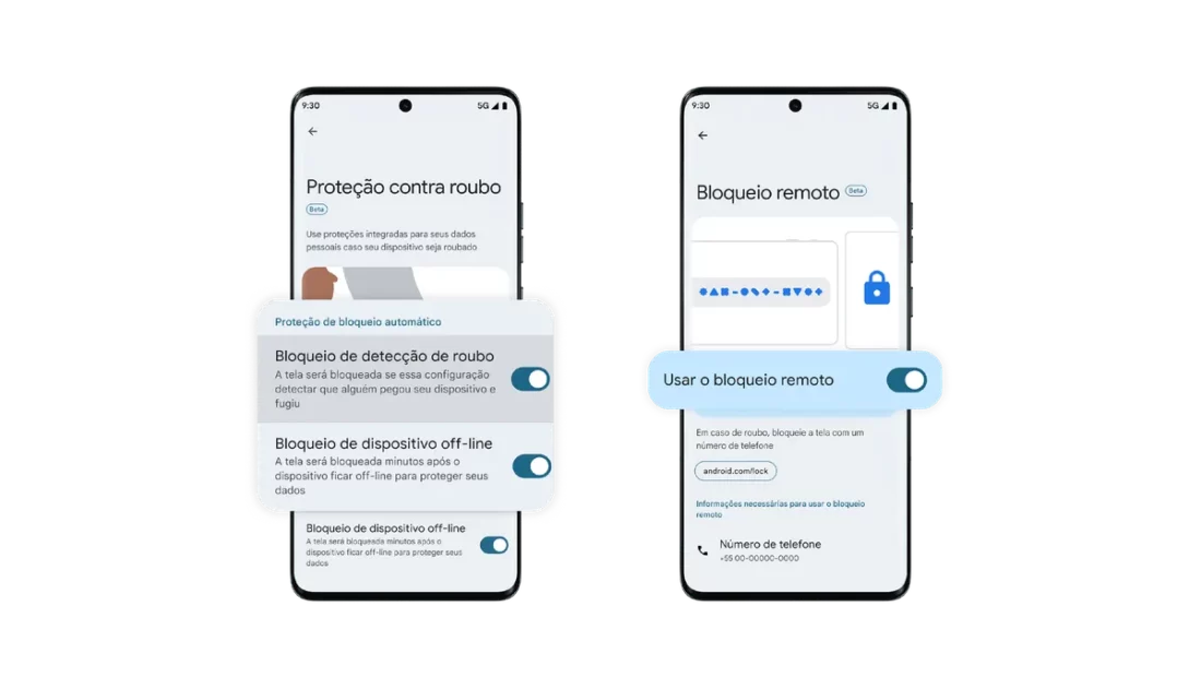 Você está visualizando atualmente Google começa a liberar função contra roubos de celulares Android no Brasil