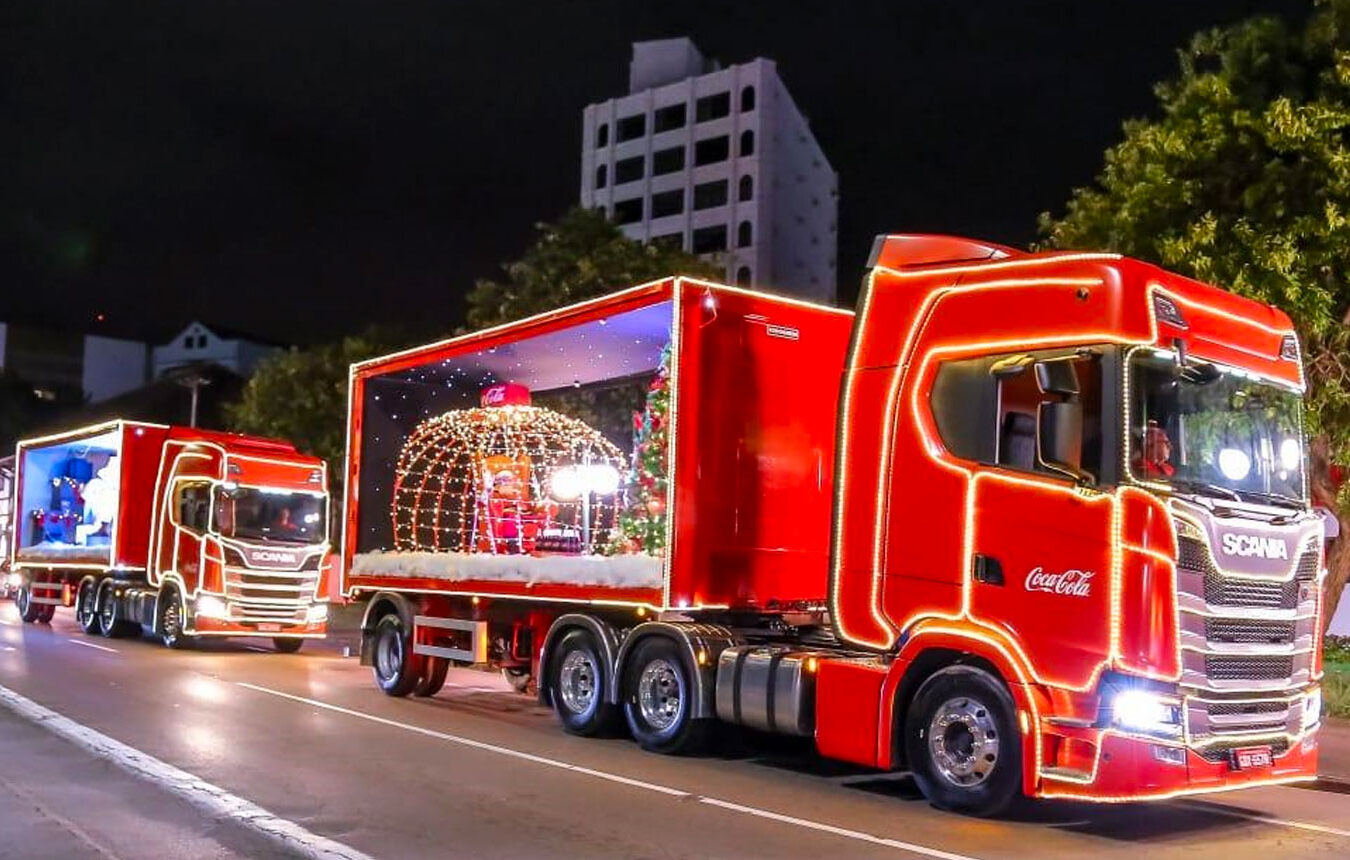 No momento, você está visualizando Caravana de Natal da Coca-Cola passa por Rondonópolis na próxima semana