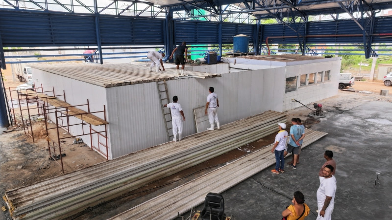 No momento, você está visualizando Obras do Mercado do Porto aceleram com novo piso em fase de implantação