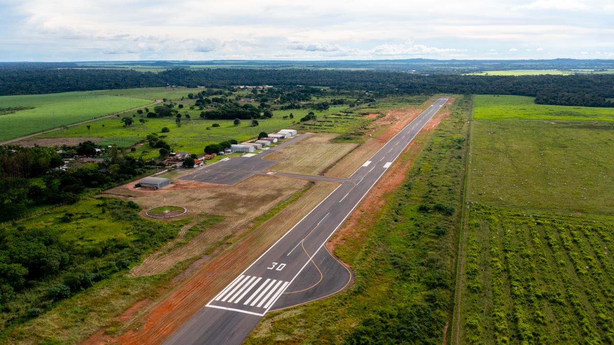 No momento, você está visualizando Sinfra-MT lança licitação para melhorias no aeroporto de Juína