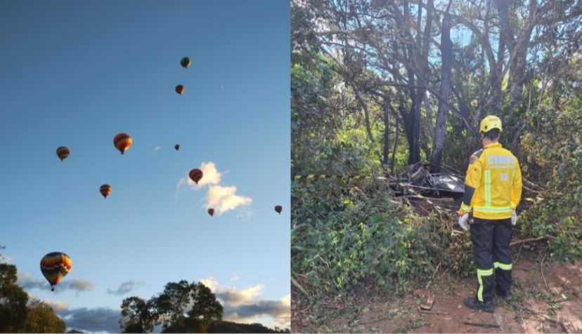 No momento, você está visualizando Piloto de balão que caiu em SC não tinha licença para voos, diz Anac