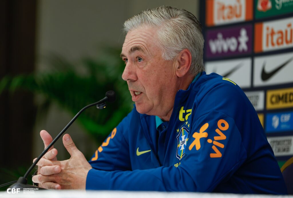 No momento, você está visualizando Ancelotti diz que empate da Seleção com Equador foi bom