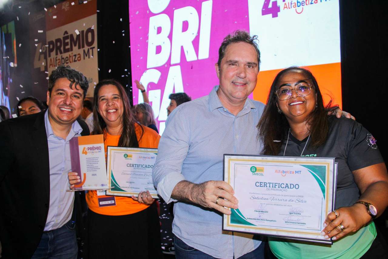 No momento, você está visualizando Alfabetiza MT premia 12 escolas de Várzea Grande em evento inédito no Fiotão