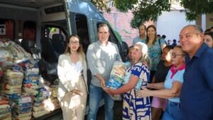 Leia mais sobre o artigo Várzea Grande entrega 172 cestas básicas arrecadadas na Corrida TOP VG