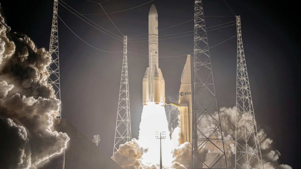 No momento, você está visualizando Ariane 6 decola com 32 satélites da Amazon e acelera corrida contra Starlink