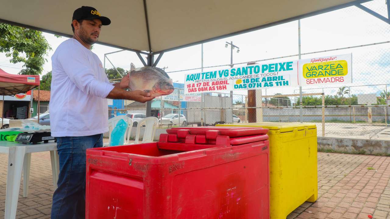 No momento, você está visualizando “VG Santo Peixe” começa com pescado a partir de R$ 24 e seis pontos de vendas em Várzea Grande