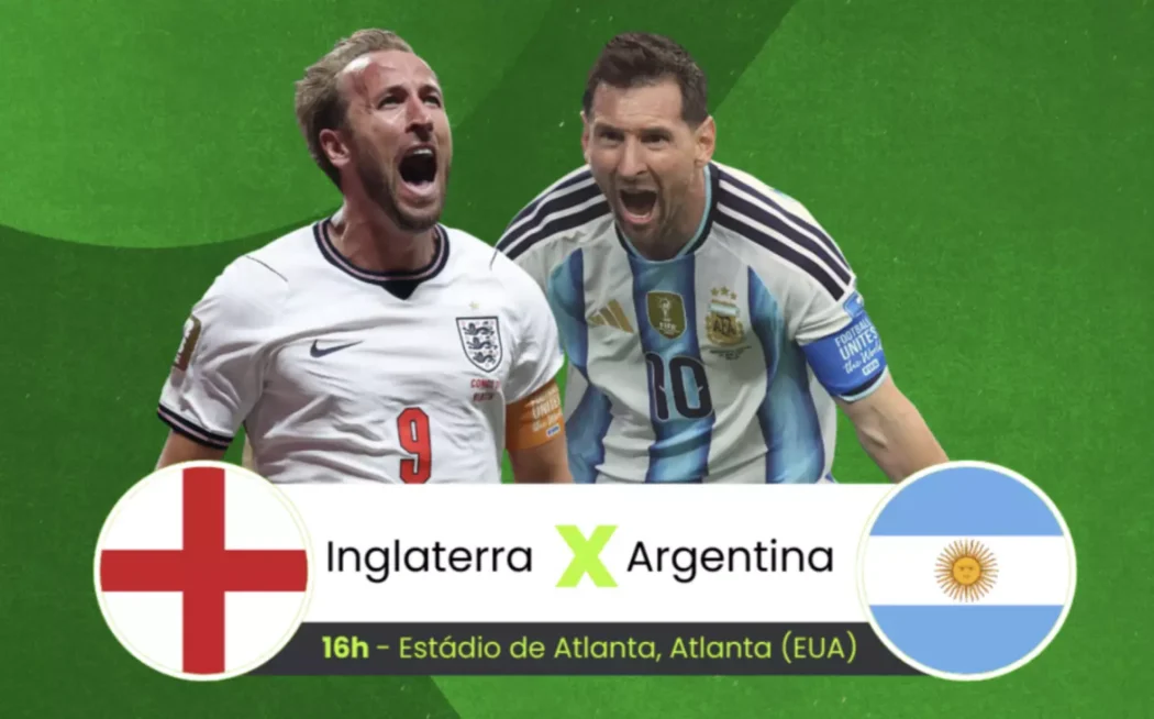 No momento, você está visualizando Inglaterra e Argentina disputam nesta quarta (15) a semifinal da Copa do Mundo