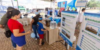 Ação do Sanear promove conscientização junto à população local