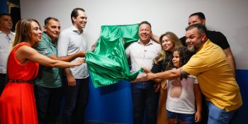 Prefeito Cláudio Ferreira inaugura escola em tempo integral