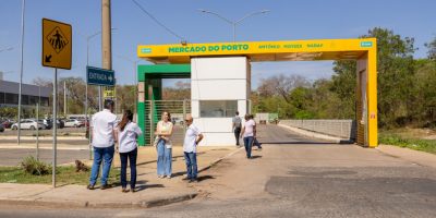 Mercado do Porto recebe instalação de 98 câmeras em Cuiabá