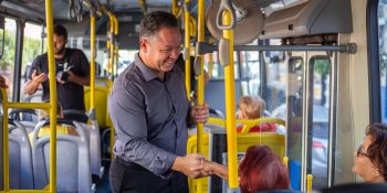 Prefeito anuncia redução da tarifa de ônibus