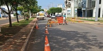 Rondonópolis interdita trecho na Lions na implantação de rotatória
